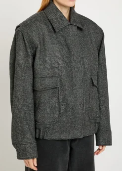 Herringbone wool jacket