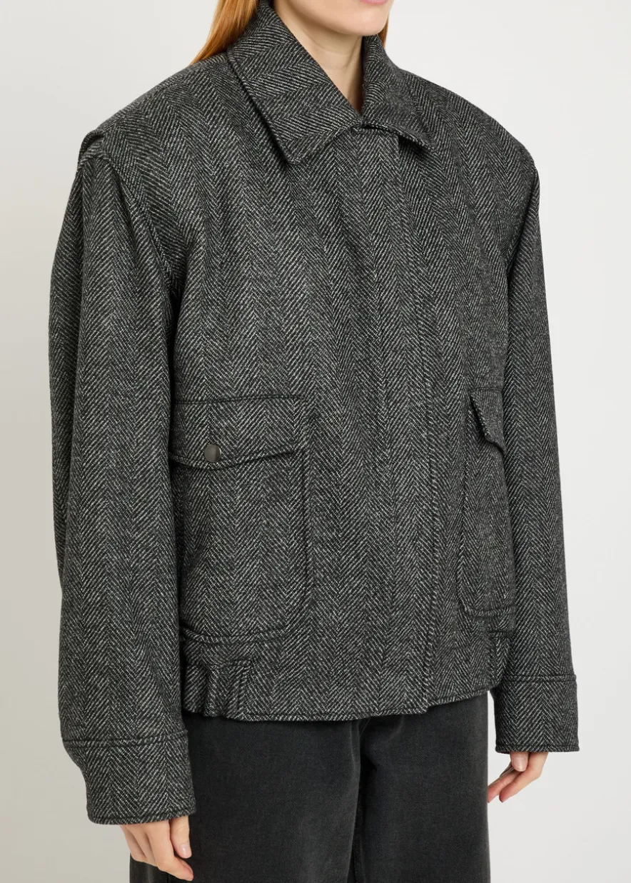 Herringbone wool jacket