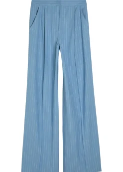 Heyser striped wide-leg trousers