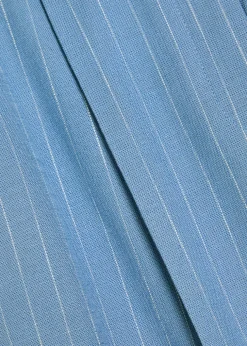 Heyser striped wide-leg trousers