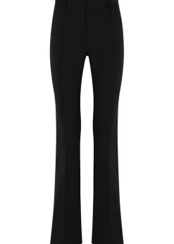 Hibiscus flared-leg trousers