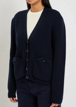 Highland wool and cashmere-blend cardigan