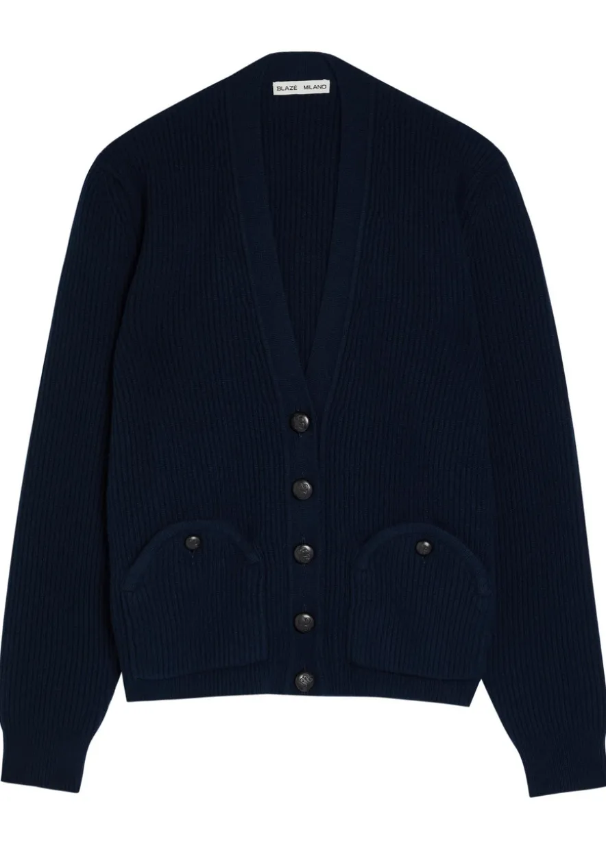 Highland wool and cashmere-blend cardigan