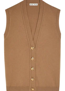 Highland wool and cashmere-blend vest