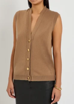 Highland wool and cashmere-blend vest