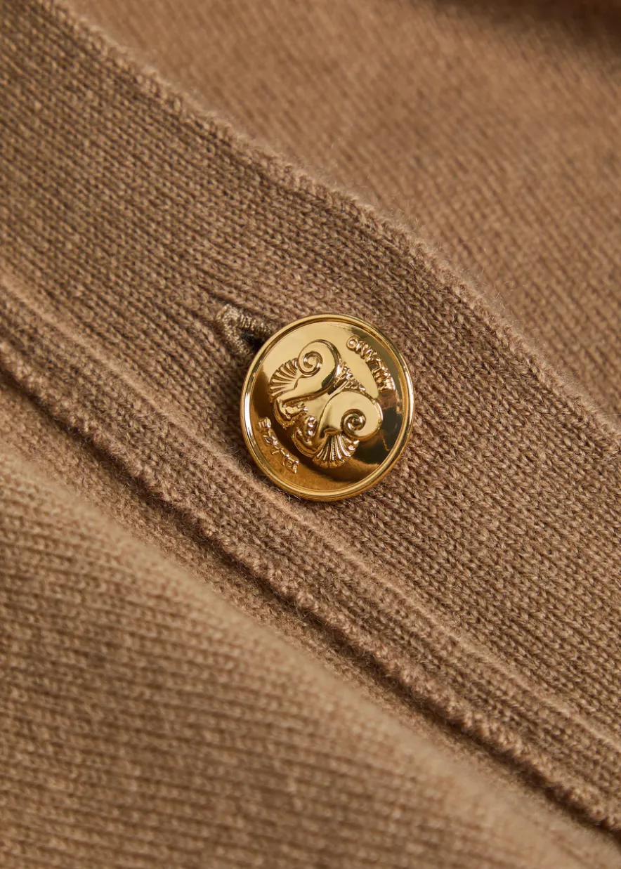Highland wool and cashmere-blend vest