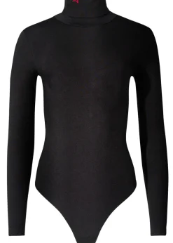 High-neck bodysuit