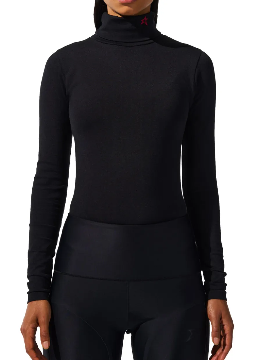 High-neck bodysuit