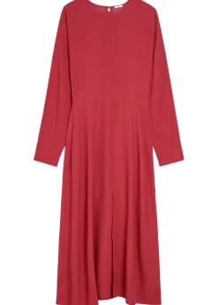Hills cut-out crepe midi dress