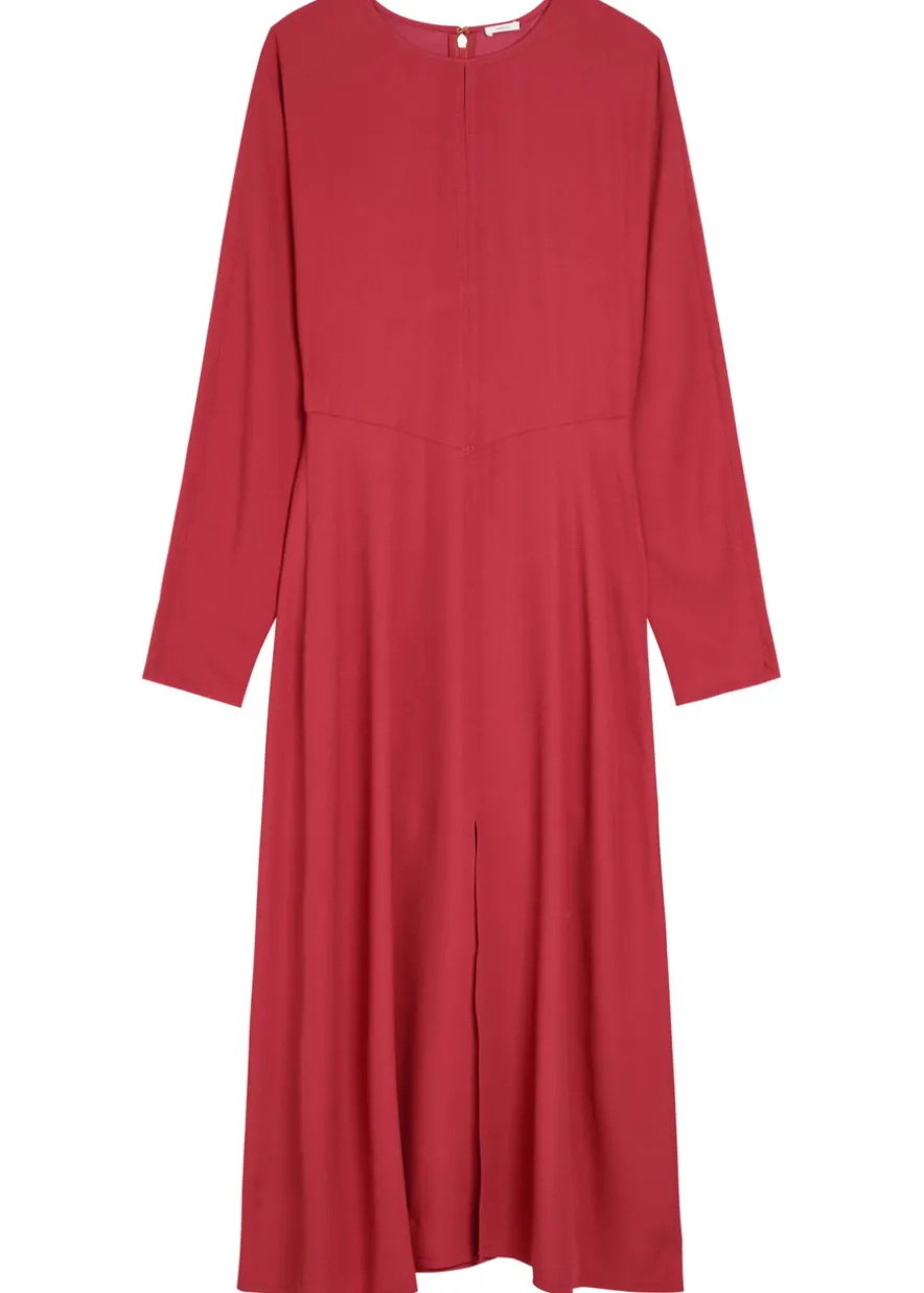 Hills cut-out crepe midi dress