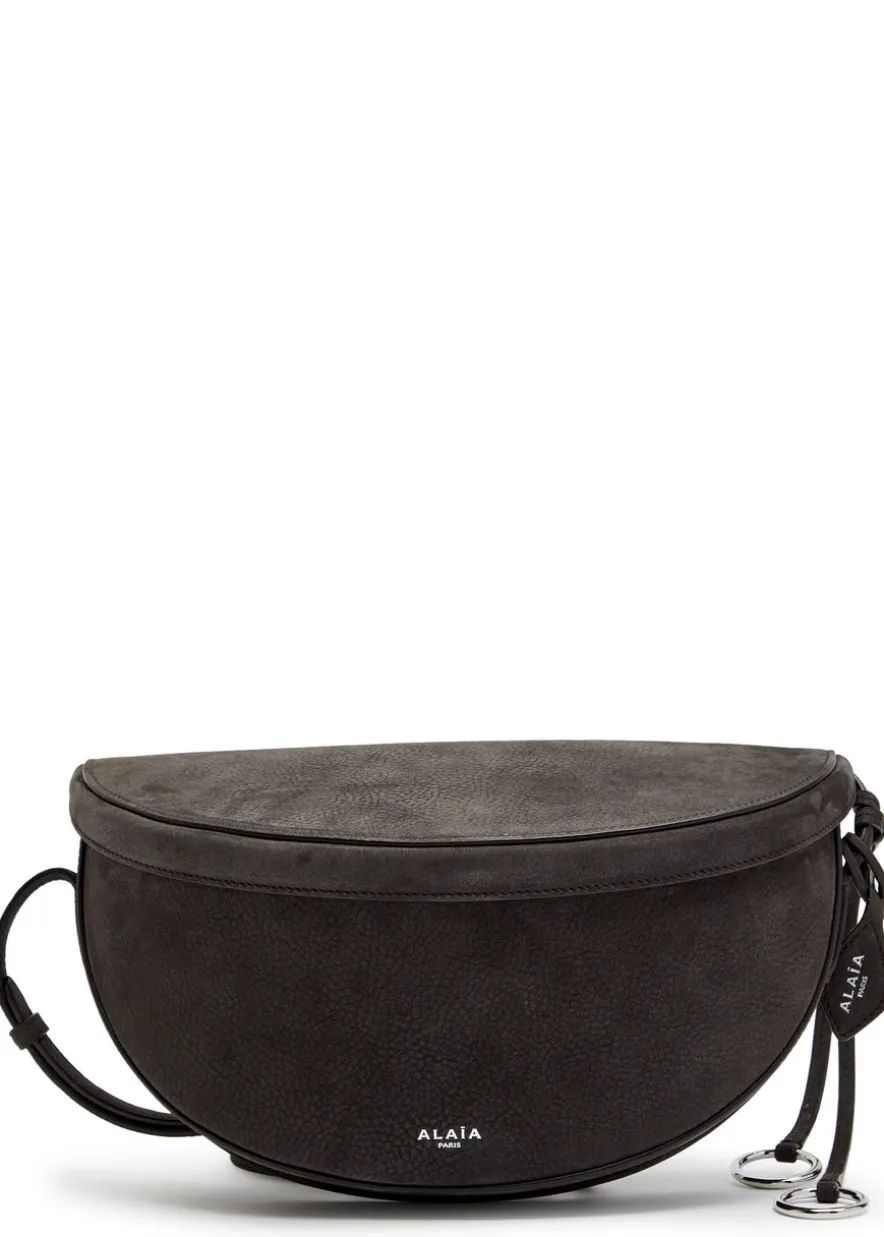 Hip East West grained nubuck cross-body bag