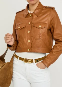 Hollyhock suede belt
