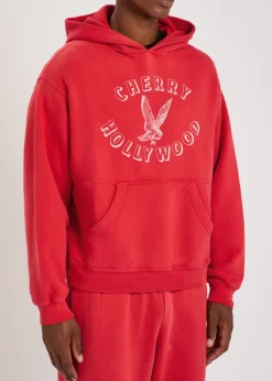 Hollywood hooded cotton sweatshirt