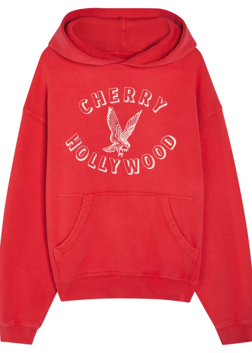 Hollywood hooded cotton sweatshirt