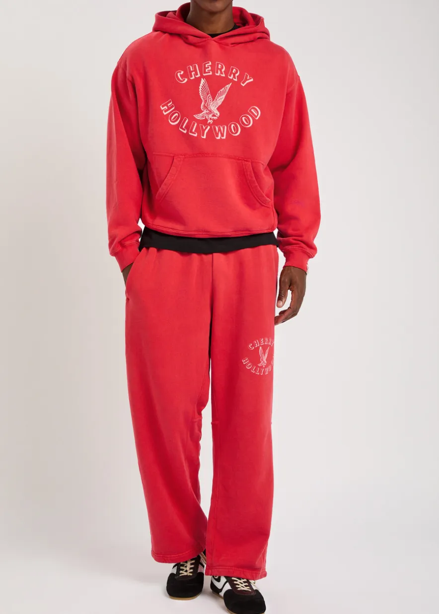 Hollywood hooded cotton sweatshirt