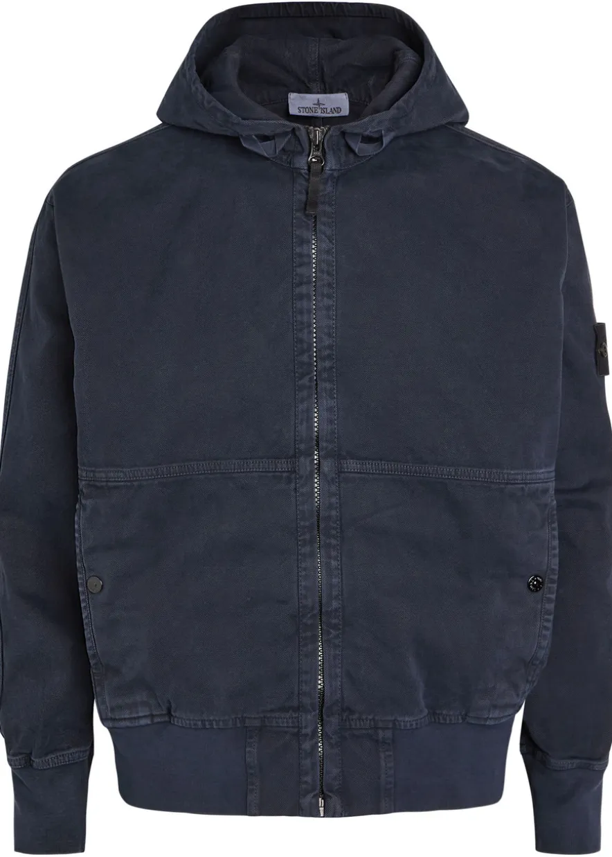 Hooded canvas jacket