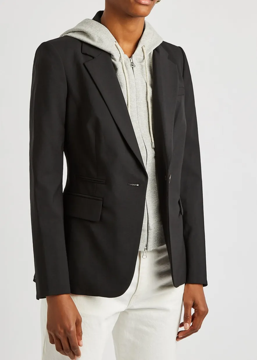 Hooded cotton dickey