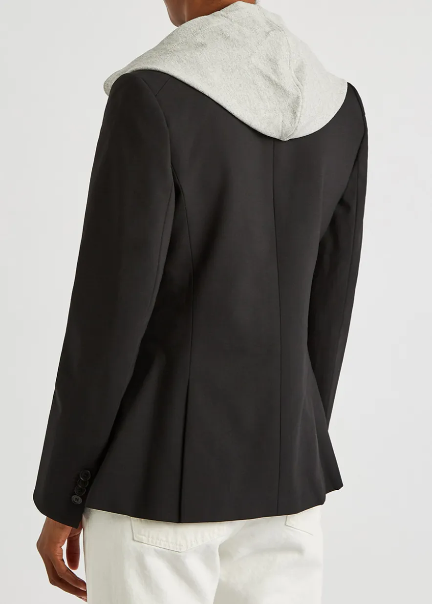 Hooded cotton dickey