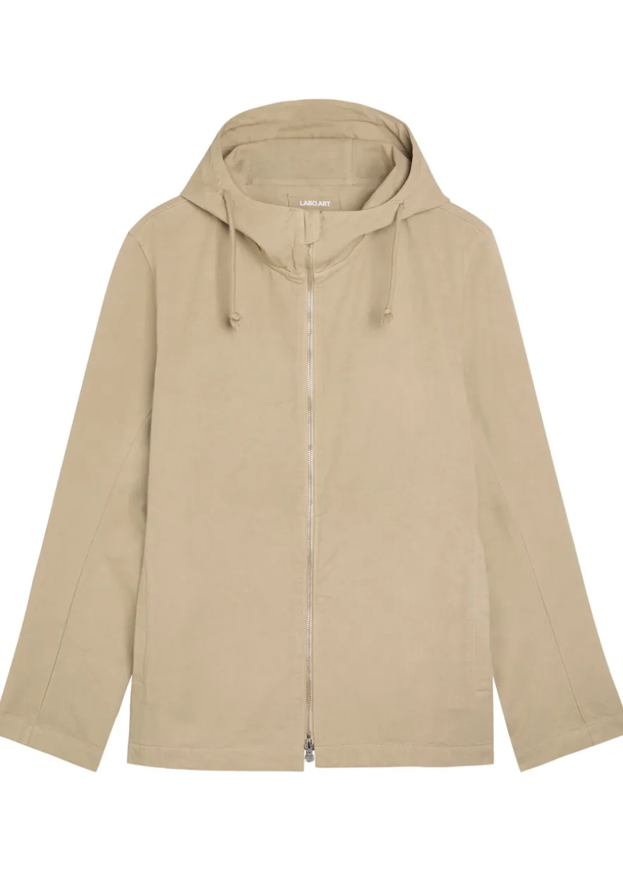 Hooded cotton jacket