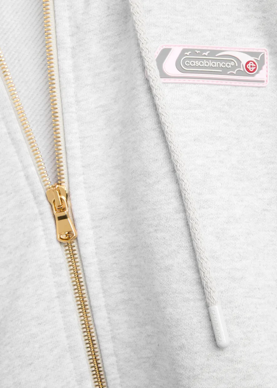 Hooded cotton sweatshirt