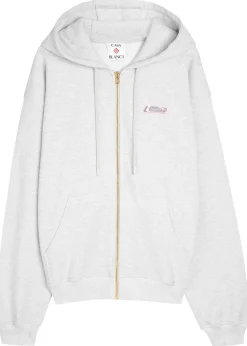 Hooded cotton sweatshirt