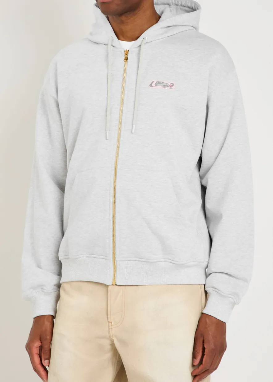 Hooded cotton sweatshirt