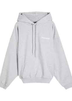 Hooded cotton sweatshirt