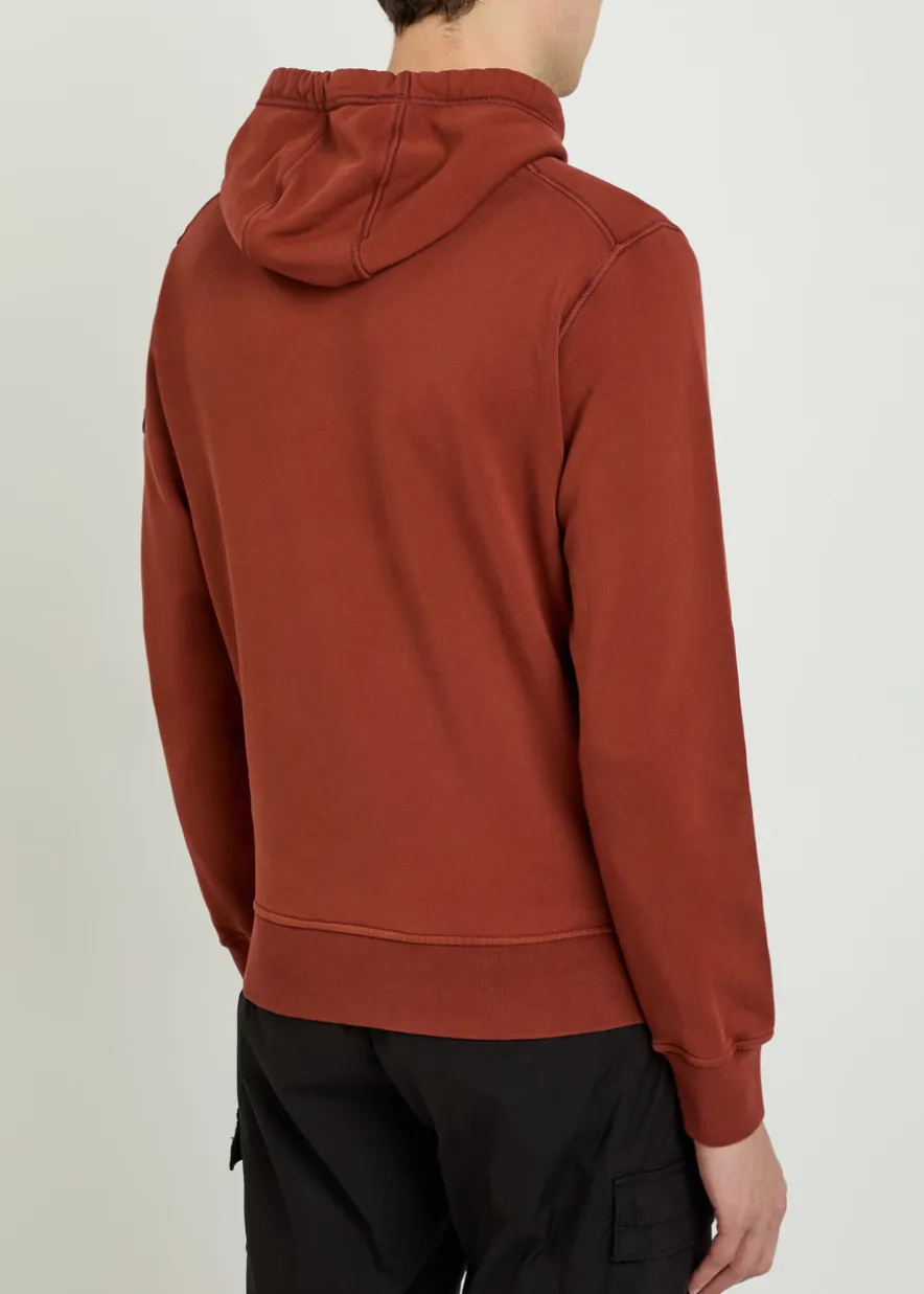 Hooded cotton sweatshirt