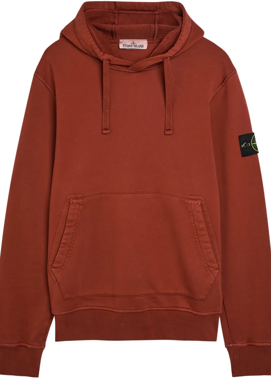 Hooded cotton sweatshirt