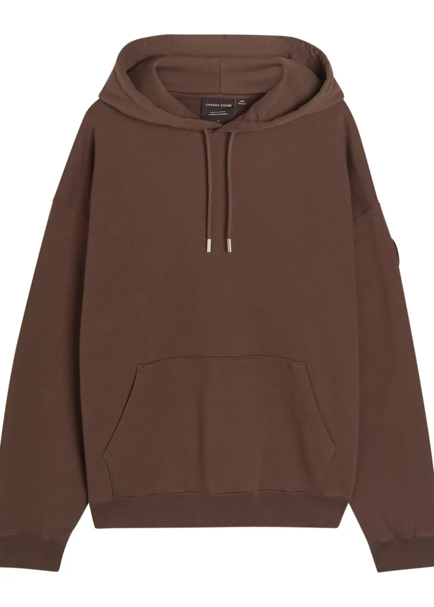Hooded cotton sweatshirt