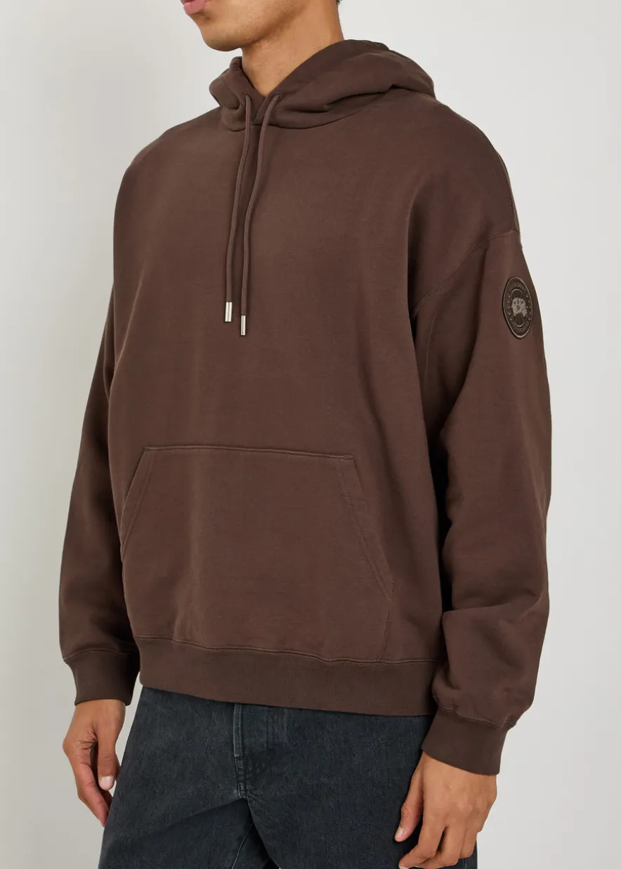 Hooded cotton sweatshirt
