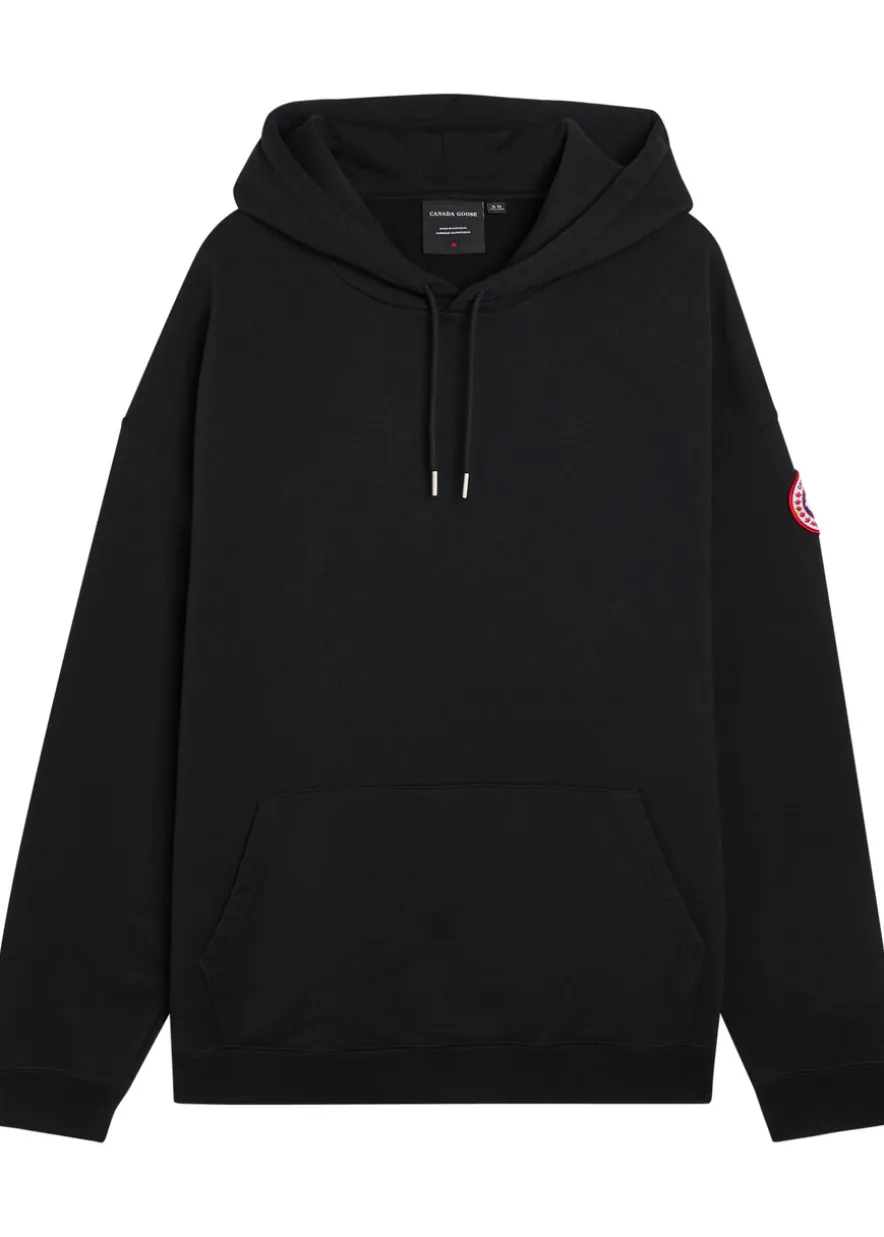 Hooded cotton sweatshirt