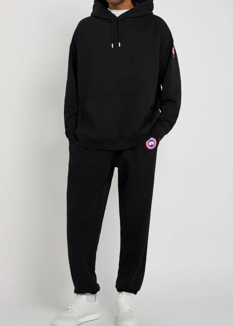Hooded cotton sweatshirt