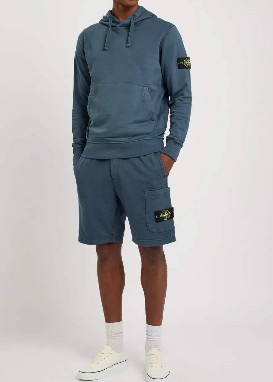 Hooded cotton sweatshirt