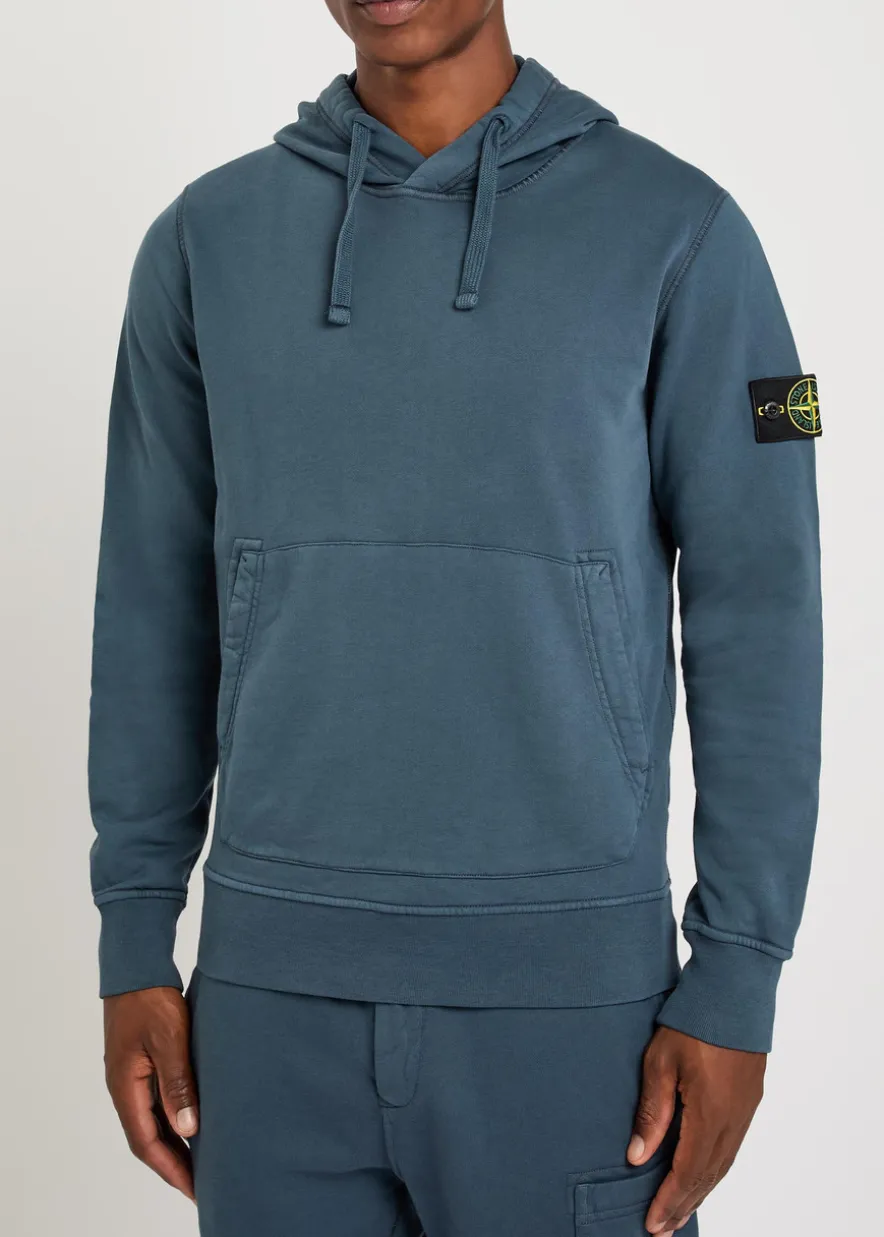 Hooded cotton sweatshirt