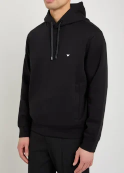 Hooded jersey sweatshirt