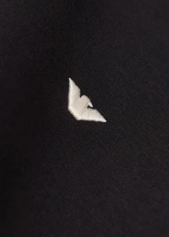 Hooded jersey sweatshirt