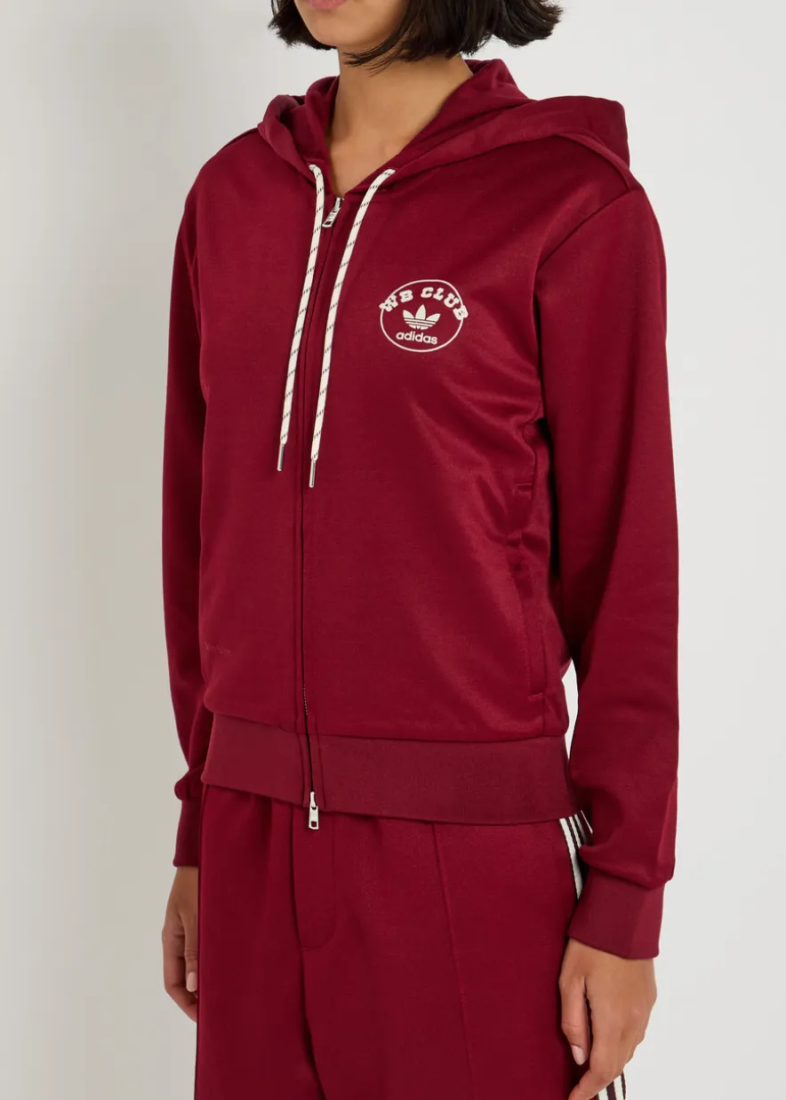 Hooded jersey sweatshirt