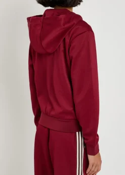 Hooded jersey sweatshirt