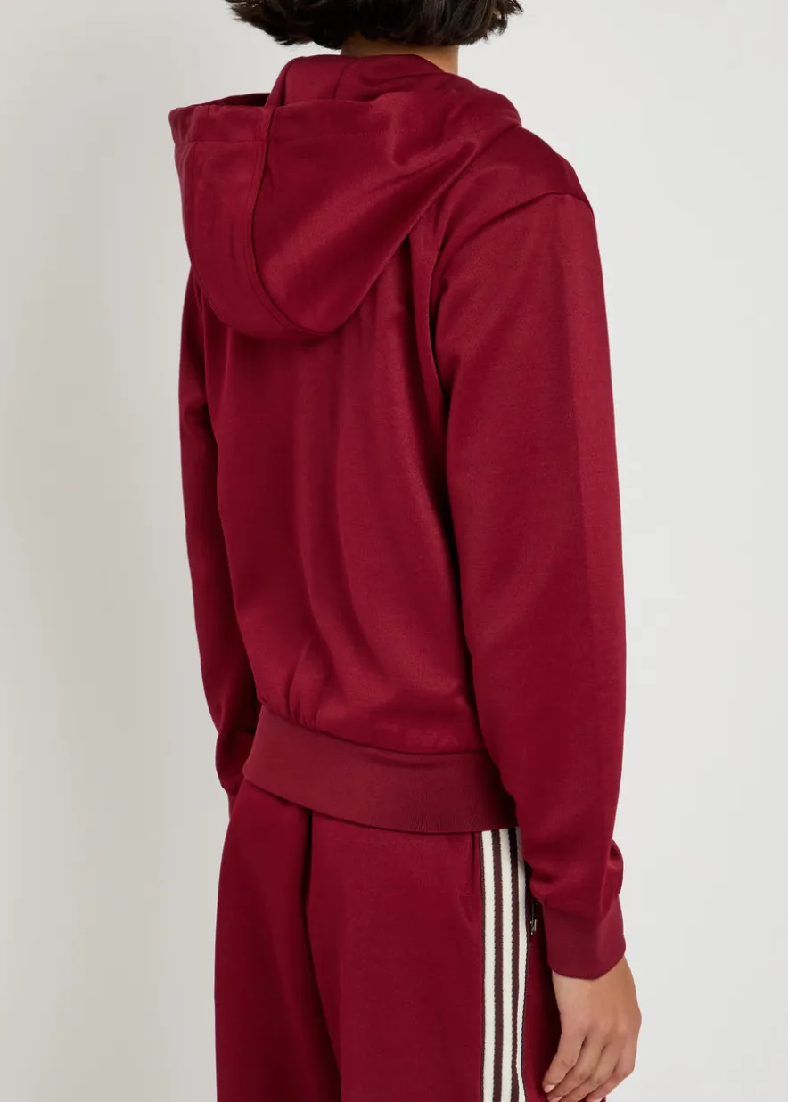 Hooded jersey sweatshirt