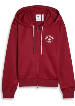 Hooded jersey sweatshirt