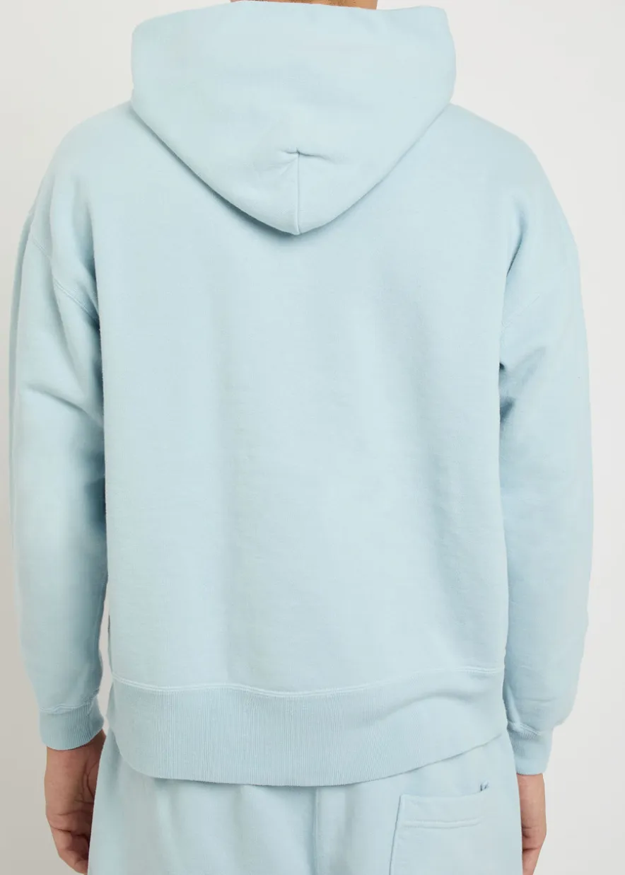 Hooded logo-print cotton sweatshirt