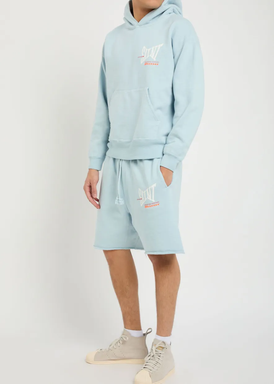 Hooded logo-print cotton sweatshirt