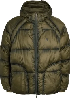 Hooded nylon jacket