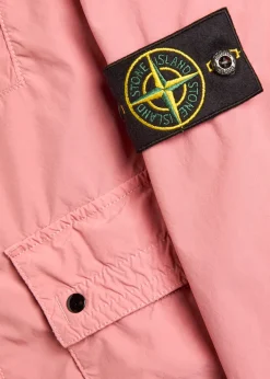 Hooded poplin jacket