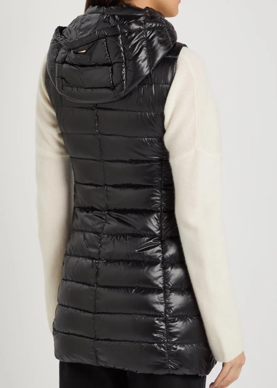 Hooded shell gilet