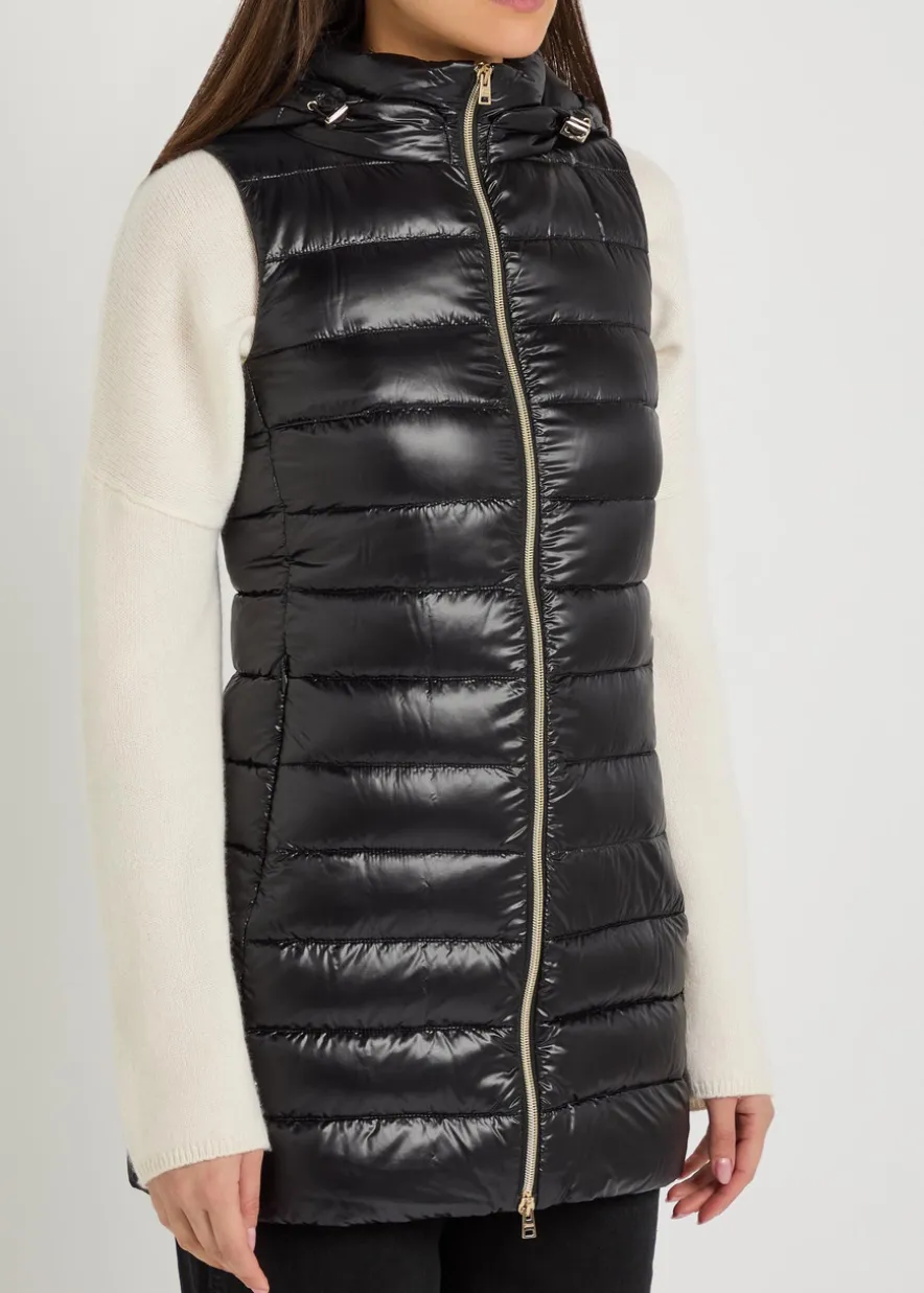Hooded shell gilet