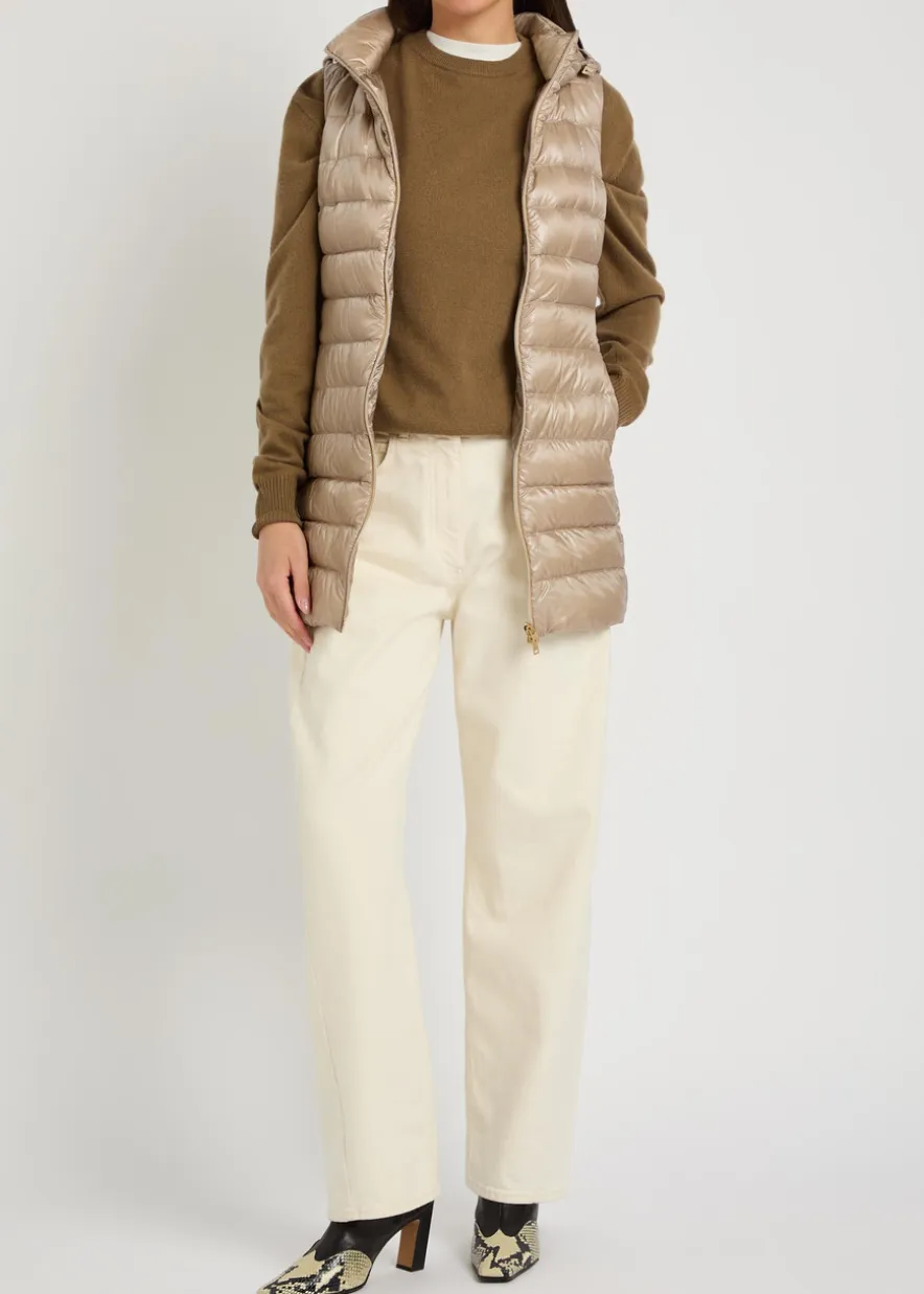 Hooded shell gilet