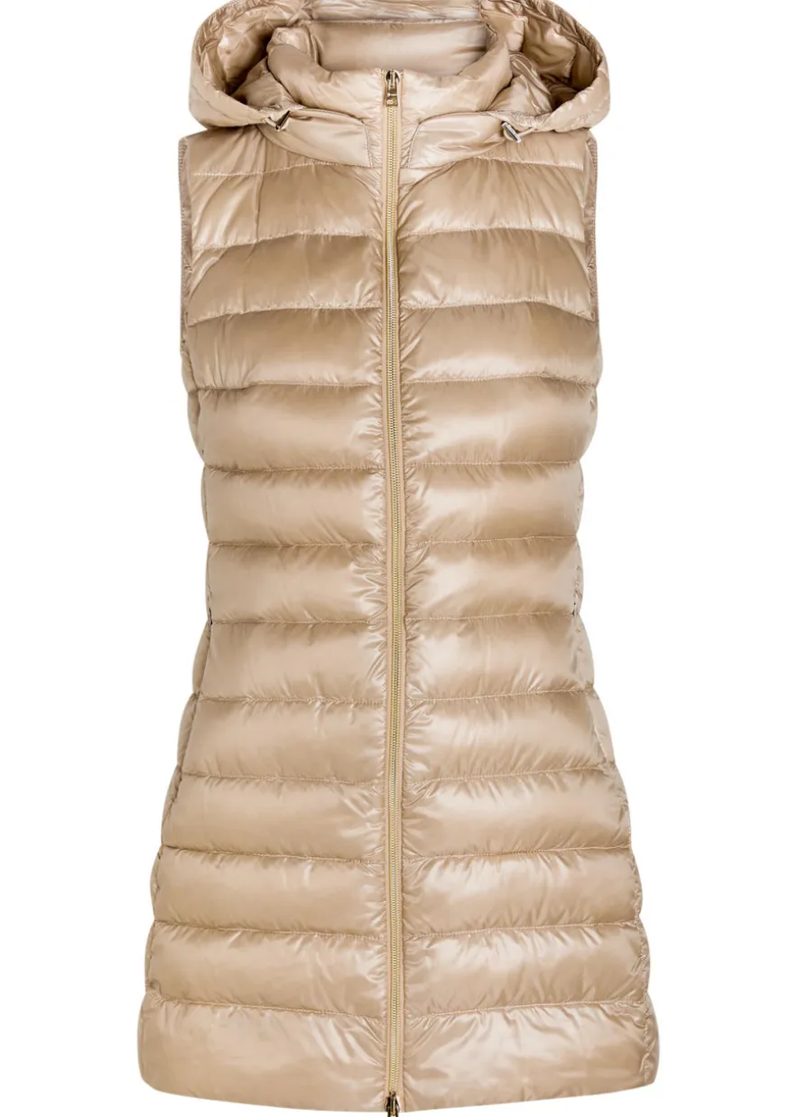 Hooded shell gilet