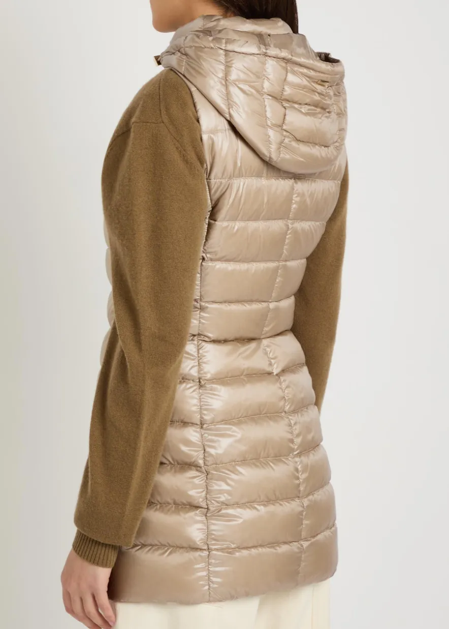 Hooded shell gilet